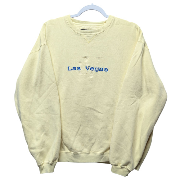 Y2K Las Vegas Nevada Location Crewneck Sweatshirt - Picture 1 of 5